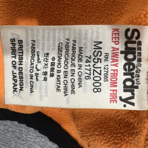 Superdry JPN Original Windcheater Jacket Women Sz XXL Fur Breathable Triple Zip - Picture 10 of 16